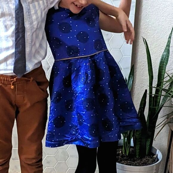 Cat & Jack Polka Dot Dress 6/6X - Picture 2 of 7